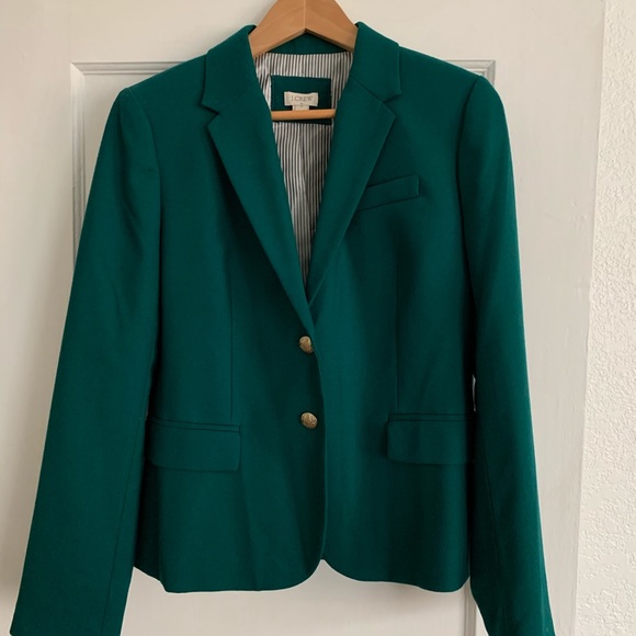 J. Crew Jackets & Blazers - J Crew  hunter green blazer with gold buttons